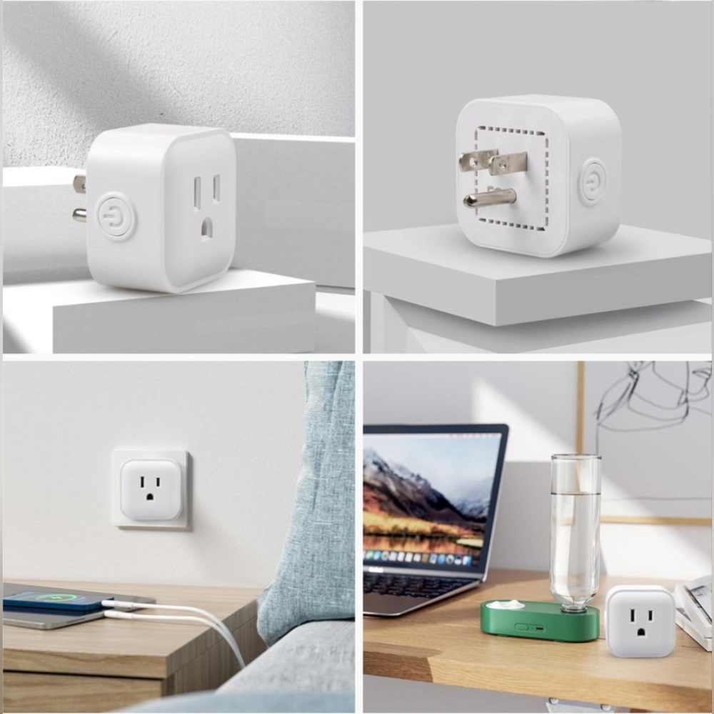 Intertek Wi-Fi Smart Socket Plug Timer Compatible w/ Alexa Google Assist…